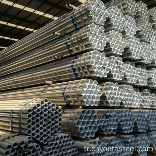 Kesintisiz/Kaynaklı A53 A106 Yuvarlak Galvanizli Çelik Boru